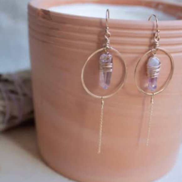 Amethyst Earrings - Picture 1 of 1